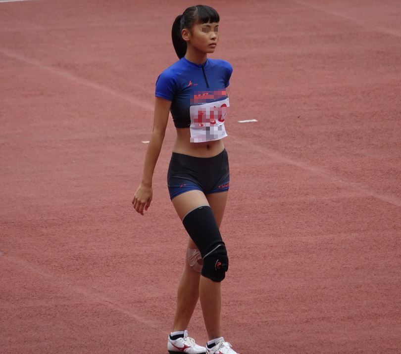 陸上女子コレクションVol.34　R1　第47回ジュニアオリンピック　ランニングパンツ　インナーショーツ　陸上選手パンチラ　生パンツ　ランパン一体型インナーショーツ