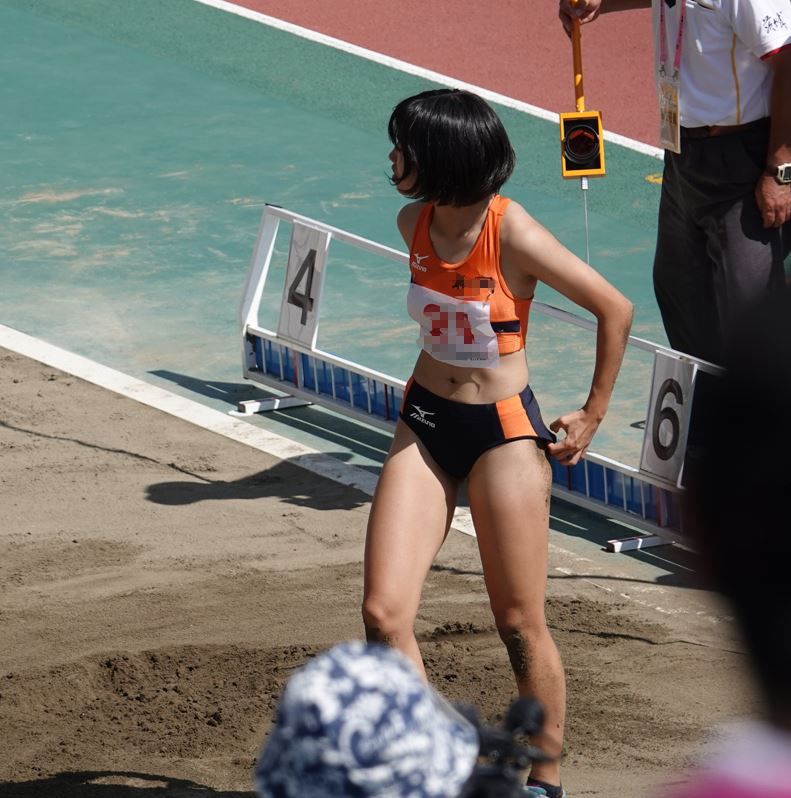 陸上女子コレクションVol.158 R1 国体少年女子陸上　ご当地ブルマ　群馬県代表 大分県代表　インナーはみ出し　砂まみれブルマ　陸上　陸上女子