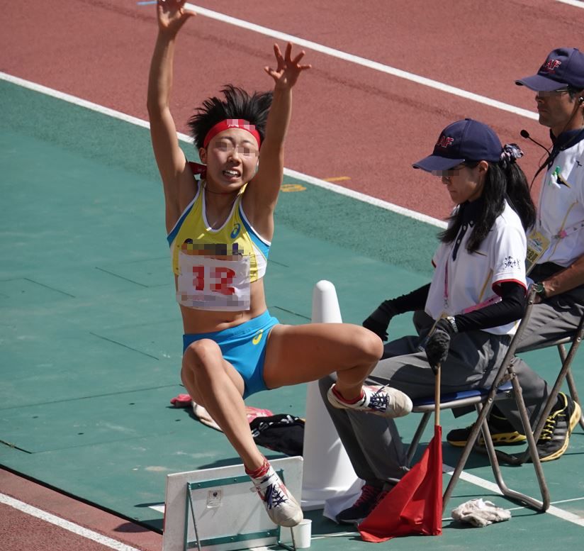 陸上女子コレクションVol.158 R1 国体少年女子陸上　ご当地ブルマ　群馬県代表 大分県代表　インナーはみ出し　砂まみれブルマ　陸上　陸上女子