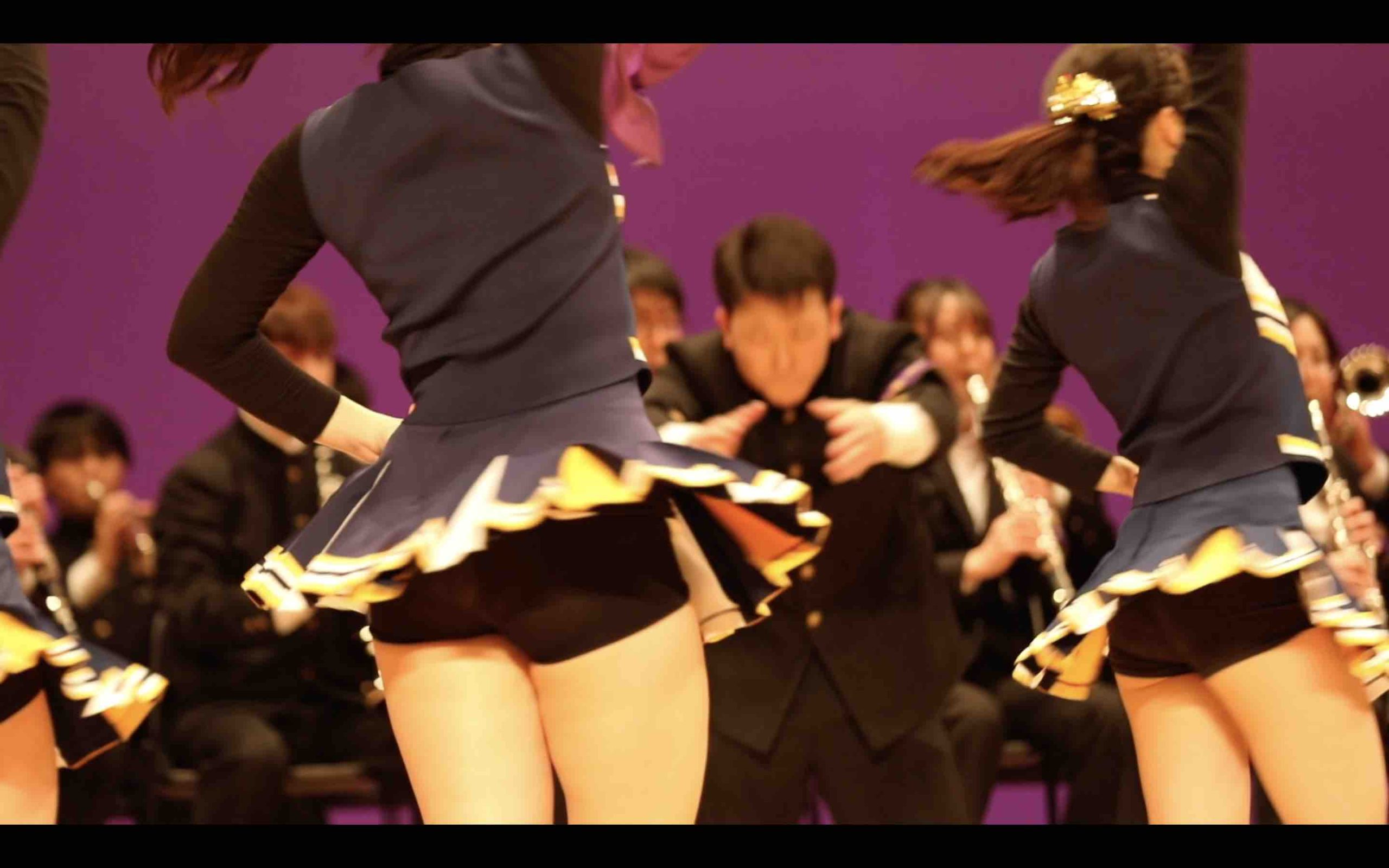 新規　地方　６９ てつを（ARASHI）ＪＤチアリーダー　応援団チアリーディング　チアスパッツ透け　チア生パンツ　チア油断パンチラ