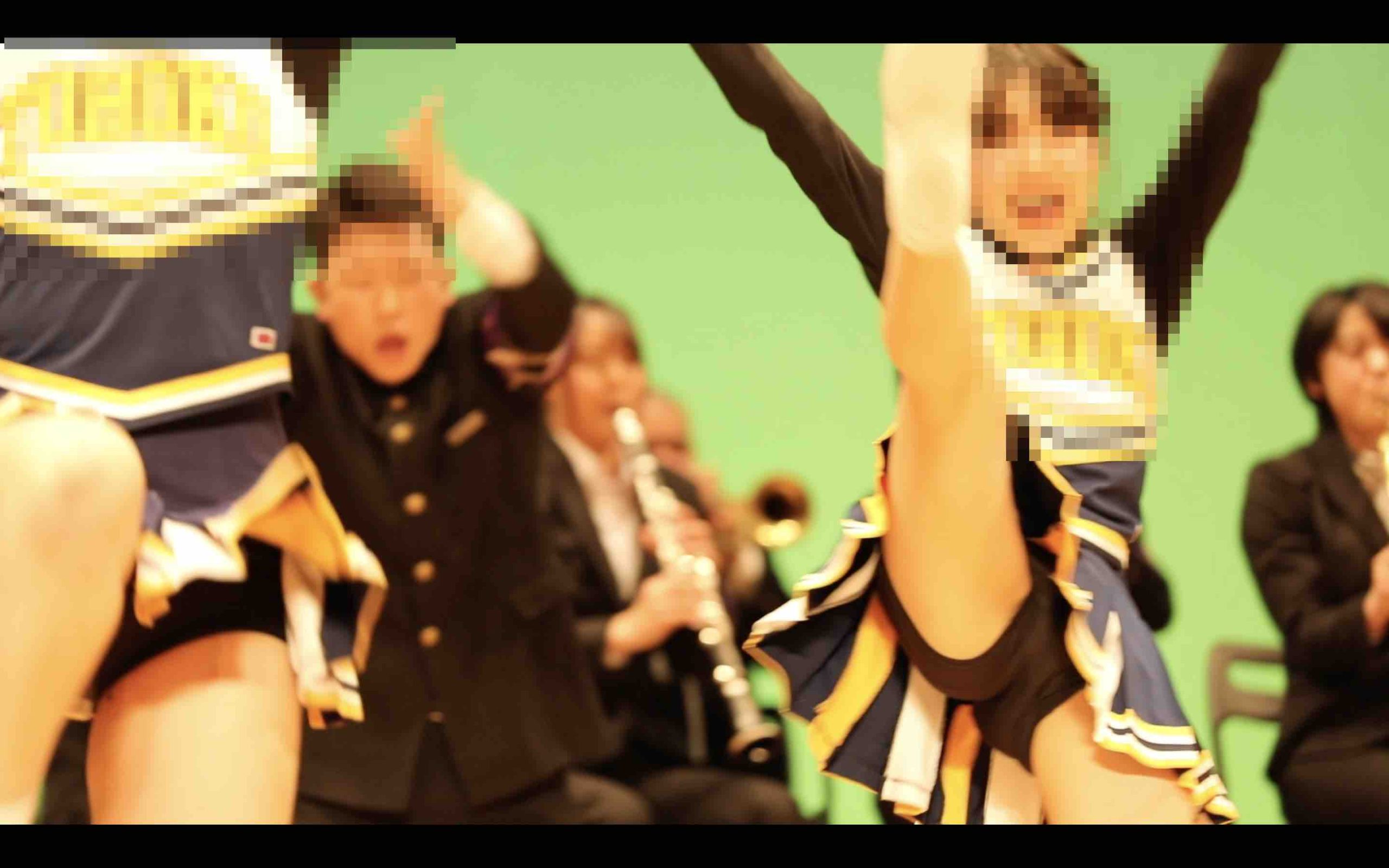 新規　地方　６９ てつを（ARASHI）ＪＤチアリーダー　応援団チアリーディング　チアスパッツ透け　チア生パンツ　チア油断パンチラ