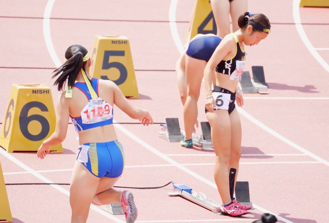 色とりどりのブルマ ぼーんほわいと 躍動の青い力 四国総体 2022 伊万里実業高校 四国学院大学香川西高校 国際学院高校 神辺旭高校 宮崎工業高校 中村学園高校 岡崎城西高校 筑紫女学園 九州陸ブル大使 ハイソックスブルマ 日焼け跡