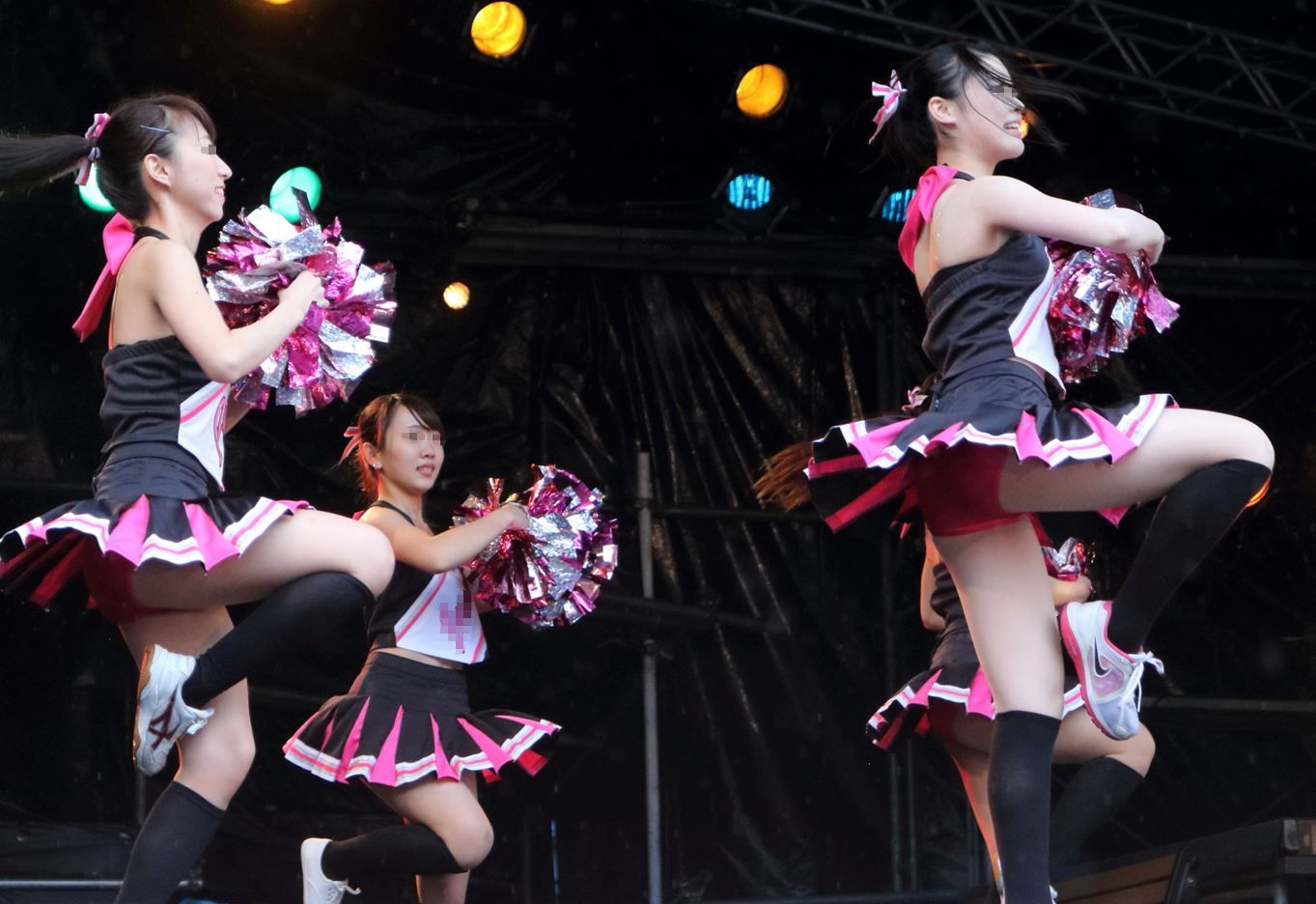 Shocking Pinkよ…永遠に… THE DRUNSSOR 同志社大学 チアダンス部　jewels　アンスコ忘れ　ピンクアンスコ　ハイキック　ラインダンス　ブルマ型アンスコ　パンスト着用チアリーダー　パノラマハイキック