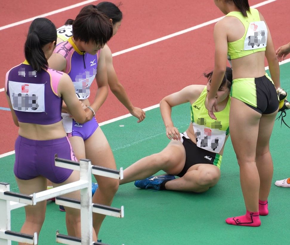 4×400 マイルリレー ぼーんほわいと　筑紫台高校　福岡高校　高稜高校　筑紫女学園高校