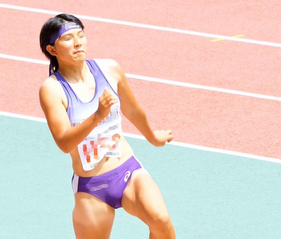 Kちゃんのジャンプ後…(4K) すぽチァン 御家瀬緑 北海道　恵庭北高校　2018年彩る感動東海総体　京都府立鳥羽高校　盛岡南高校　女子陸上部　Nishiスポーツ製レーシングブルマ　八幡浜高校　敦賀高校　鹿児島高校　徳島県立つるぎ高等学校　立命館慶祥高校　デサント製　極小ハイレグレーシングブルマ　