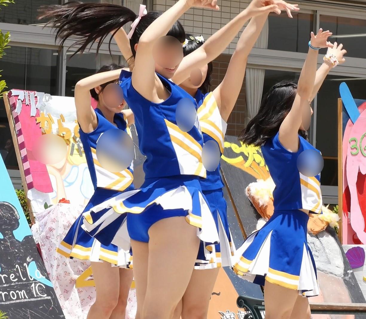 祭りだチア vol.59 【4K】 ありえない!!純白の生P！第三弾!! 超必見！顔と白Pを同時にお楽しみ!!未公開編 チア メロン　ICHIRITSU　CHOSHI　市立銚子高校　チア生パンツ　銚子市立銚子高等学校 文化祭 チア　アンスコ穿き忘れ　ブルマ型アンスコ　インナーはみ出し　ターン