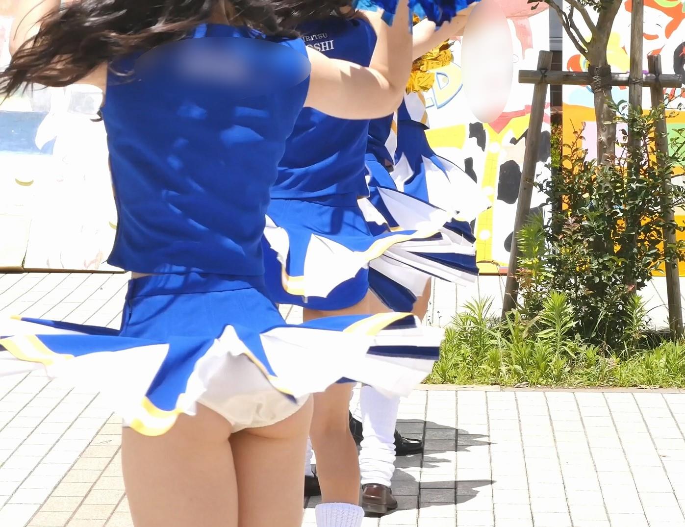 祭りだチア vol.59 【4K】 ありえない!!純白の生P！第三弾!! 超必見！顔と白Pを同時にお楽しみ!!未公開編 チア メロン　ICHIRITSU　CHOSHI　市立銚子高校　チア生パンツ　銚子市立銚子高等学校 文化祭 チア　アンスコ穿き忘れ　ブルマ型アンスコ　インナーはみ出し　ターン