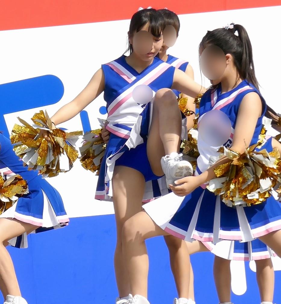 祭りだチア vol.79 【4K】 可愛すぎます！Kバトン続編 チアダンスも素敵です！　メロン 高木学園女子高等学校　バトントワリング部　ハイキックラインダンス　青色アンスコ　ブルマ型アンダースコート　まん肉丸見え開脚　股割　大開脚 