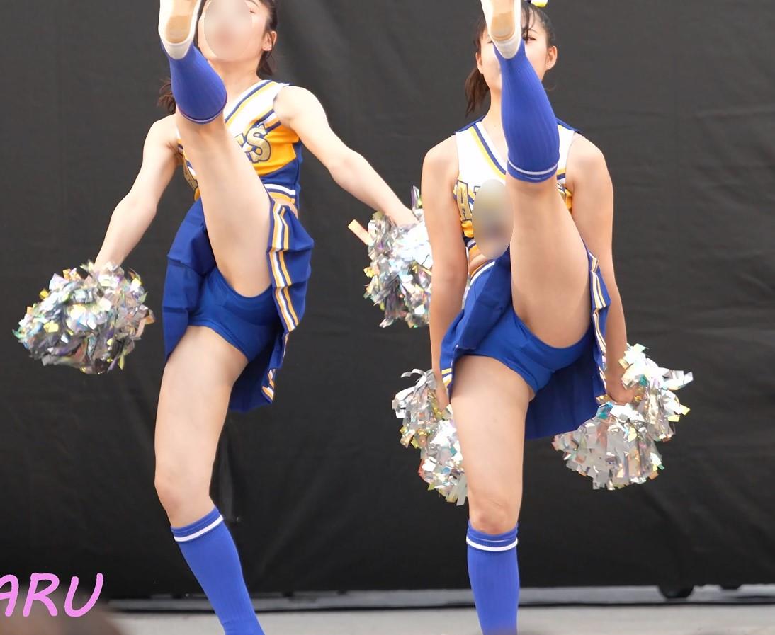 秘密のチア Vol.59 ～キセキのハミPに感謝感激！～　MASARU　Majorette Amies 金城学院大学　チアダンスサークル　ハイキック　はみパン　ブルチラ　ラインダンスハイキック　ターン