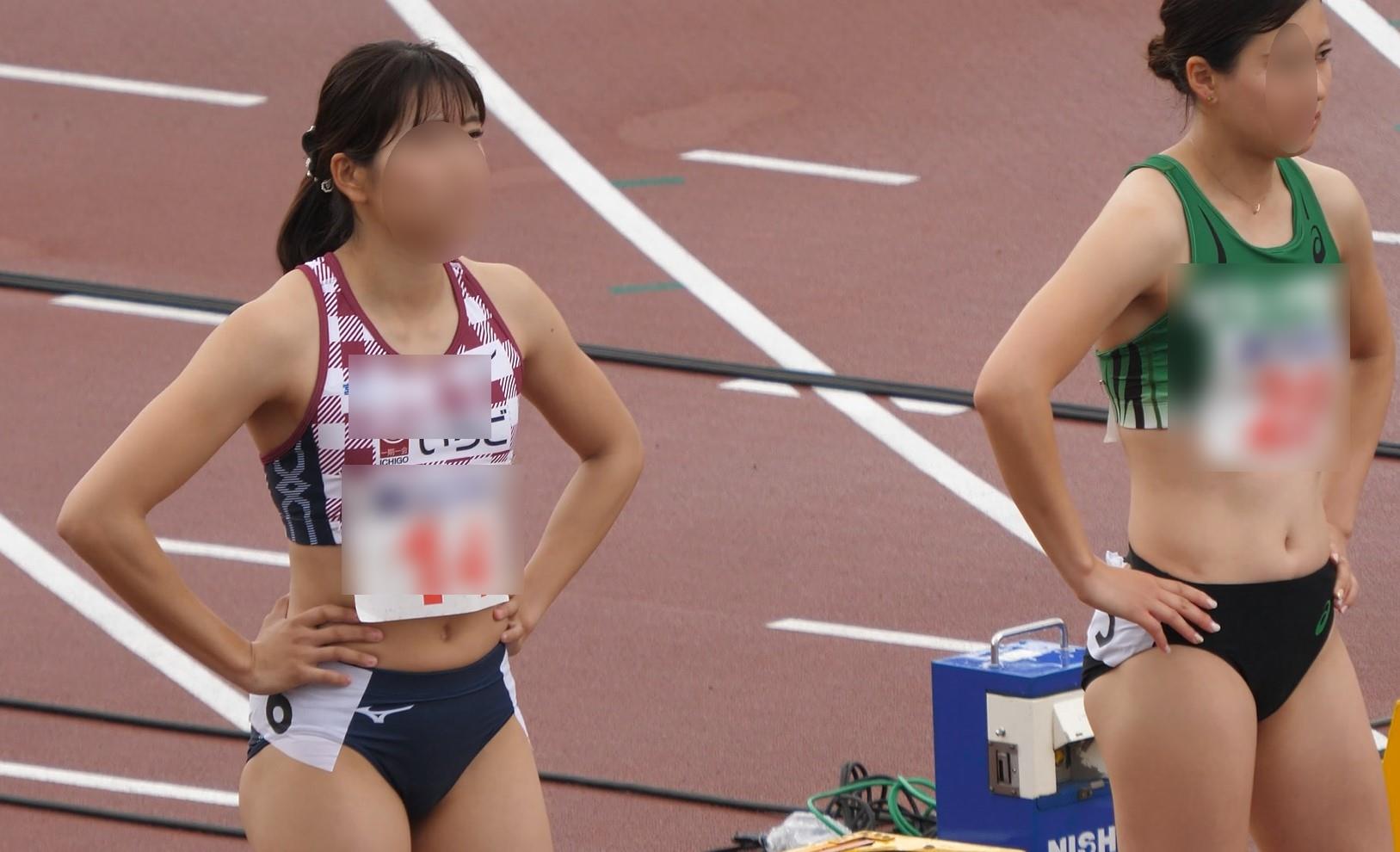 なにわガールズ1041【4K】まるで昭和⁉　不適切にも…　いやはや…　素晴らしい！ なにわガールズ　筑波大学　陸上競技部　デサント製　株式会社グリーンクロス　鎌田咲季　社会人ブルマ　実業団女子陸上　宮交CITY　陸上　大分県立大分雄城台高等学校　株式会社ノジマ　陸上競技部　ブラトップ　クラウチングスタート　胸の谷間　胸ポチ 