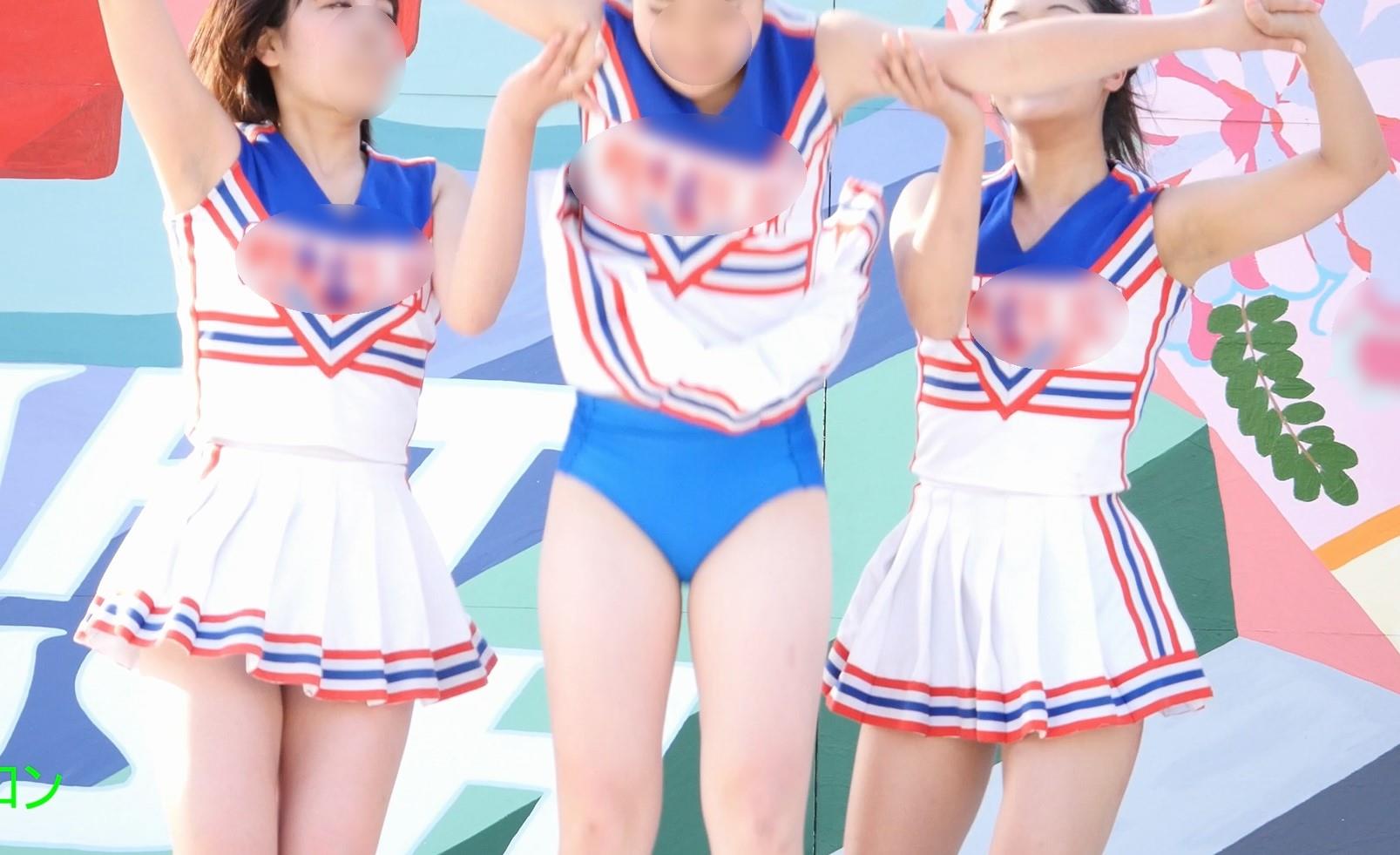 祭りだチア vol.100 【4K】 ほんわかした愛嬌あるお嬢さん ハミP、そして思いもよらぬハミG!!! 応援団JDチア メロン 大阪市立大学 大阪公立大学 チアリーディング部 大学生チア ブルマ型アンダースコート アンスコ ハミ毛チア ブルマはみパン