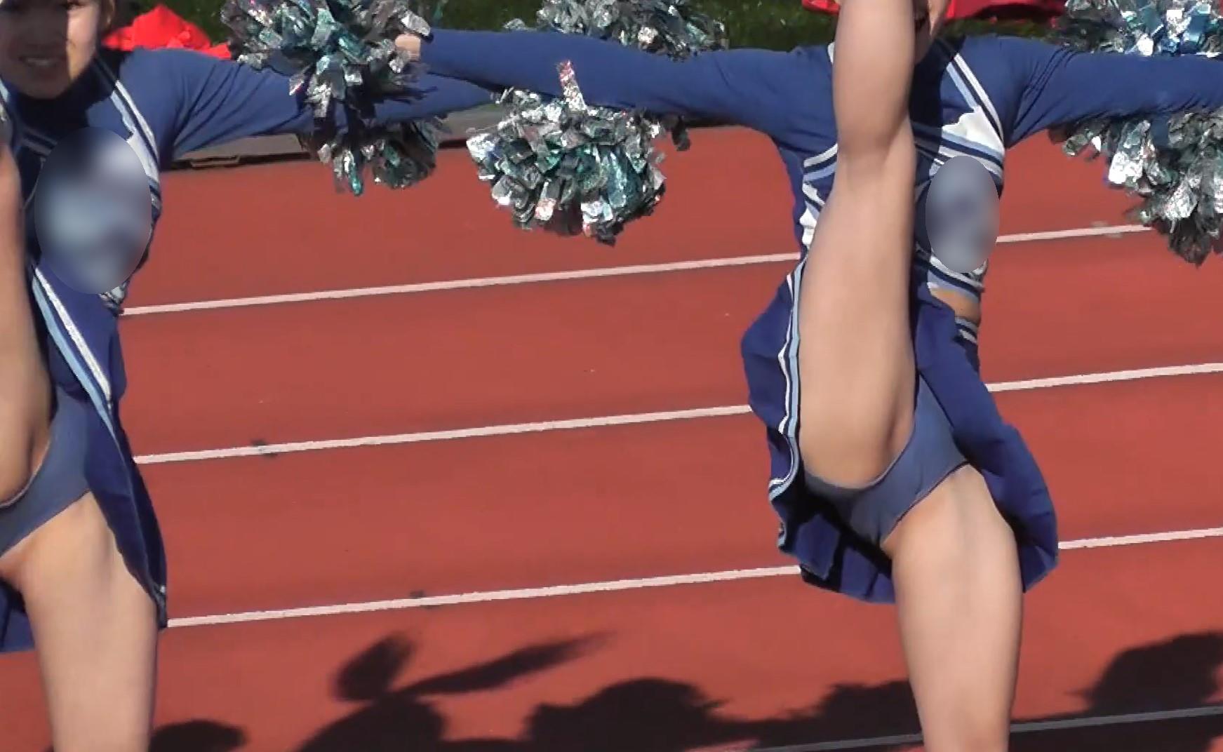 なにわガールズ５４７　やっと編集でけたわ！ K◯アンスコ三昧編！ 永久保存版や！　最高！　関西学院大学チアリーディング部　側転　ブルマ型アンスコ　ハイキック　Ｖ字開脚