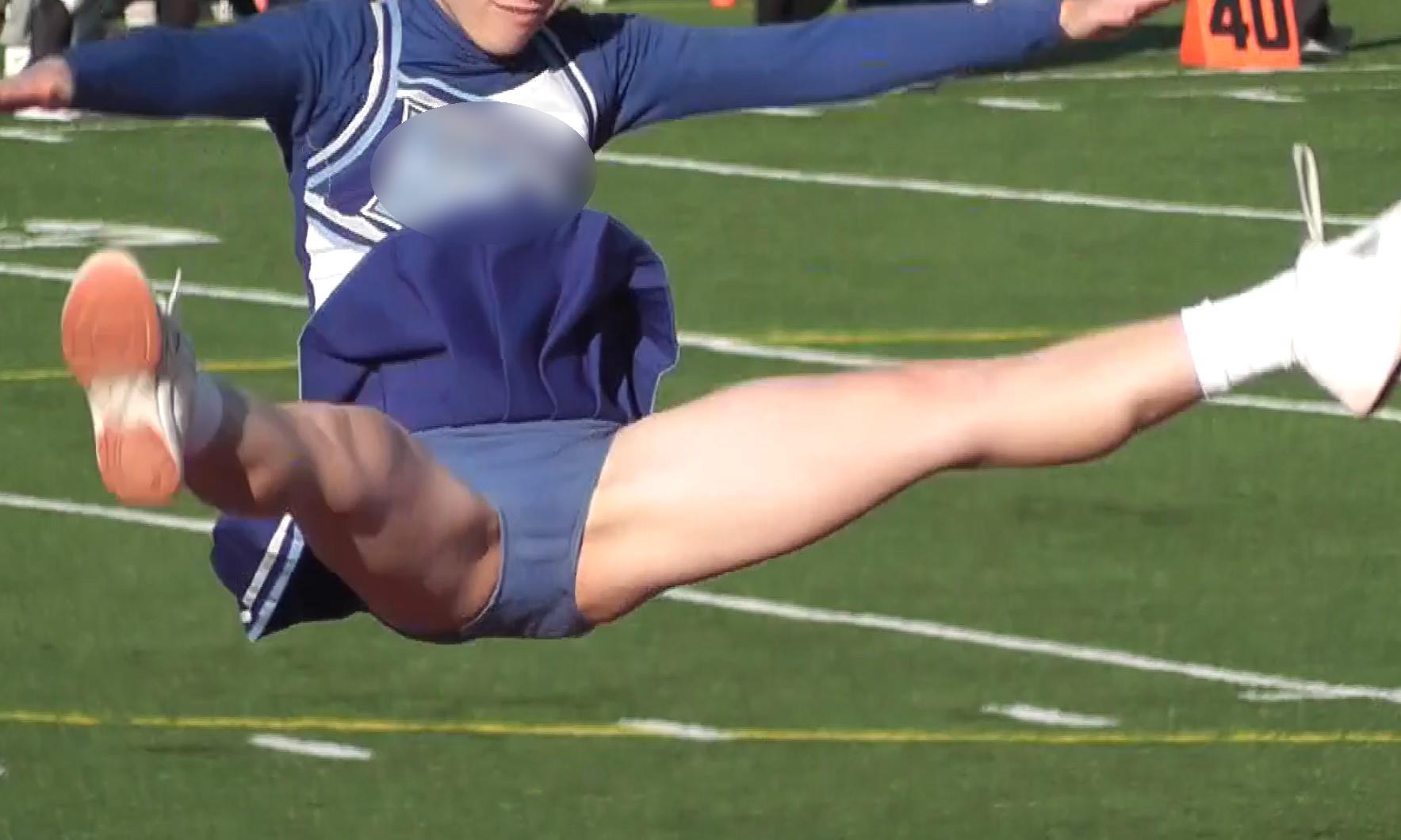 なにわガールズ５４７　やっと編集でけたわ！ K◯アンスコ三昧編！ 永久保存版や！　最高！　関西学院大学チアリーディング部　側転　ブルマ型アンスコ　ハイキック　Ｖ字開脚