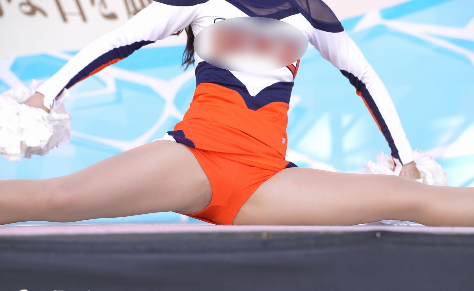 アンスコパンチラ時間最長の超タイトミニＪＤチアダンス衣装