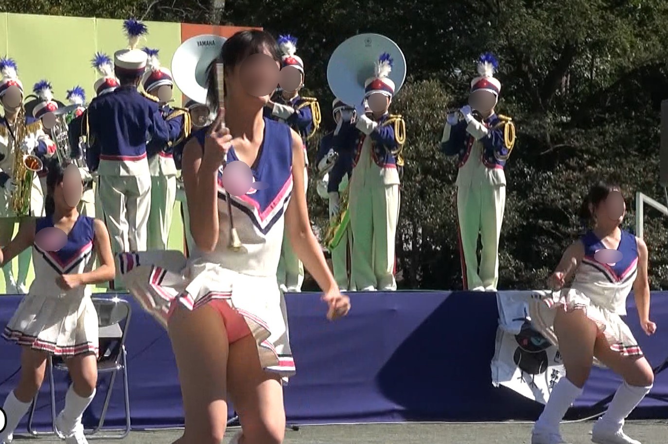 【再販】hyper高画質動画 桃色アンスコ丸出し！可愛過ぎるチアガール達 hiphip　ピンクアンダースコート　ブルマ型アンスコ　ショーツ型アンスコ　ターン