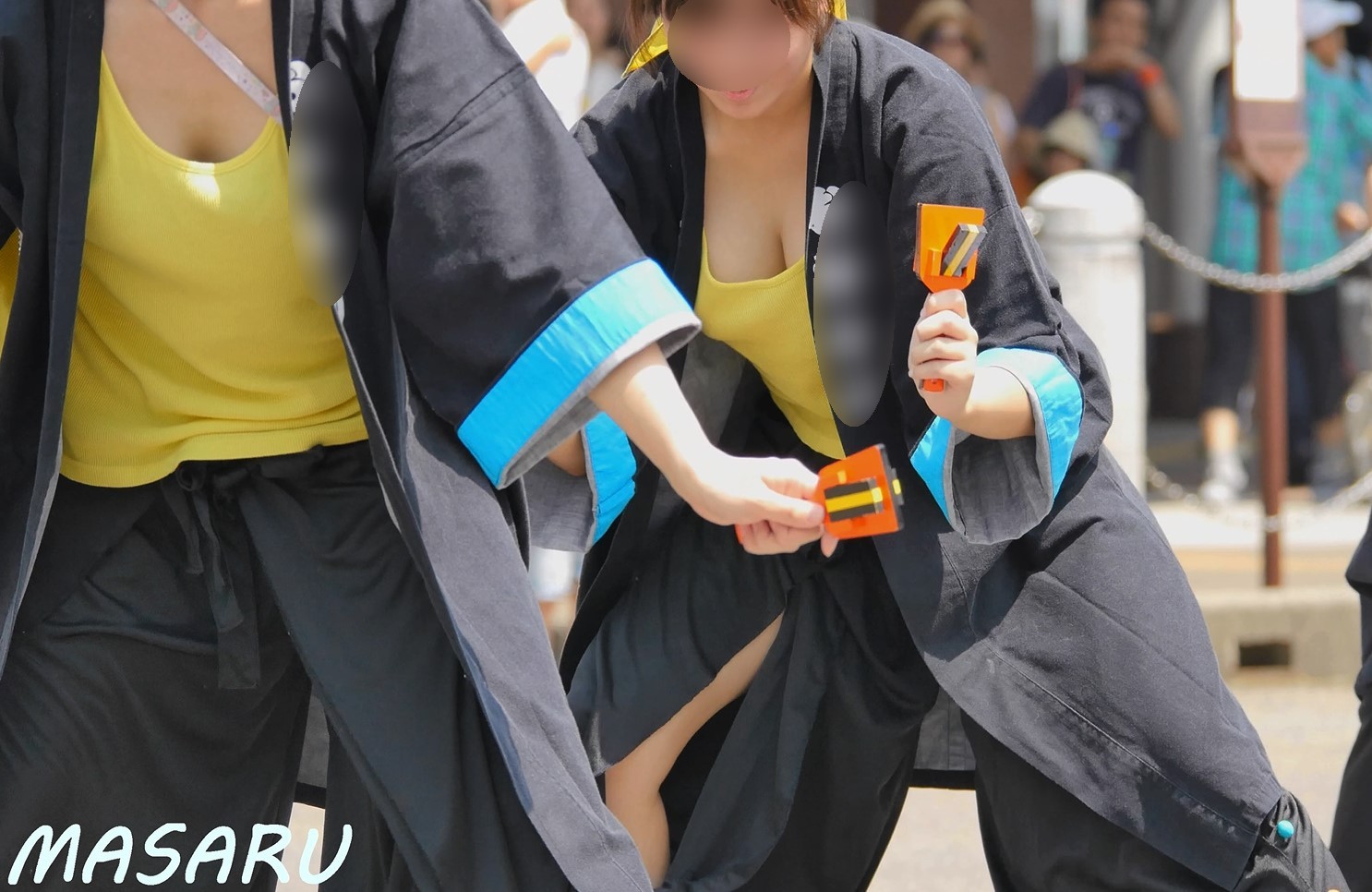 秘密のダンス VOL.18～揺れる想いに負けないで!～ MASARU　巨乳ダンサー　胸チラ　ブラチラ　和風舞踊　スリット　女子アスリート太腿 