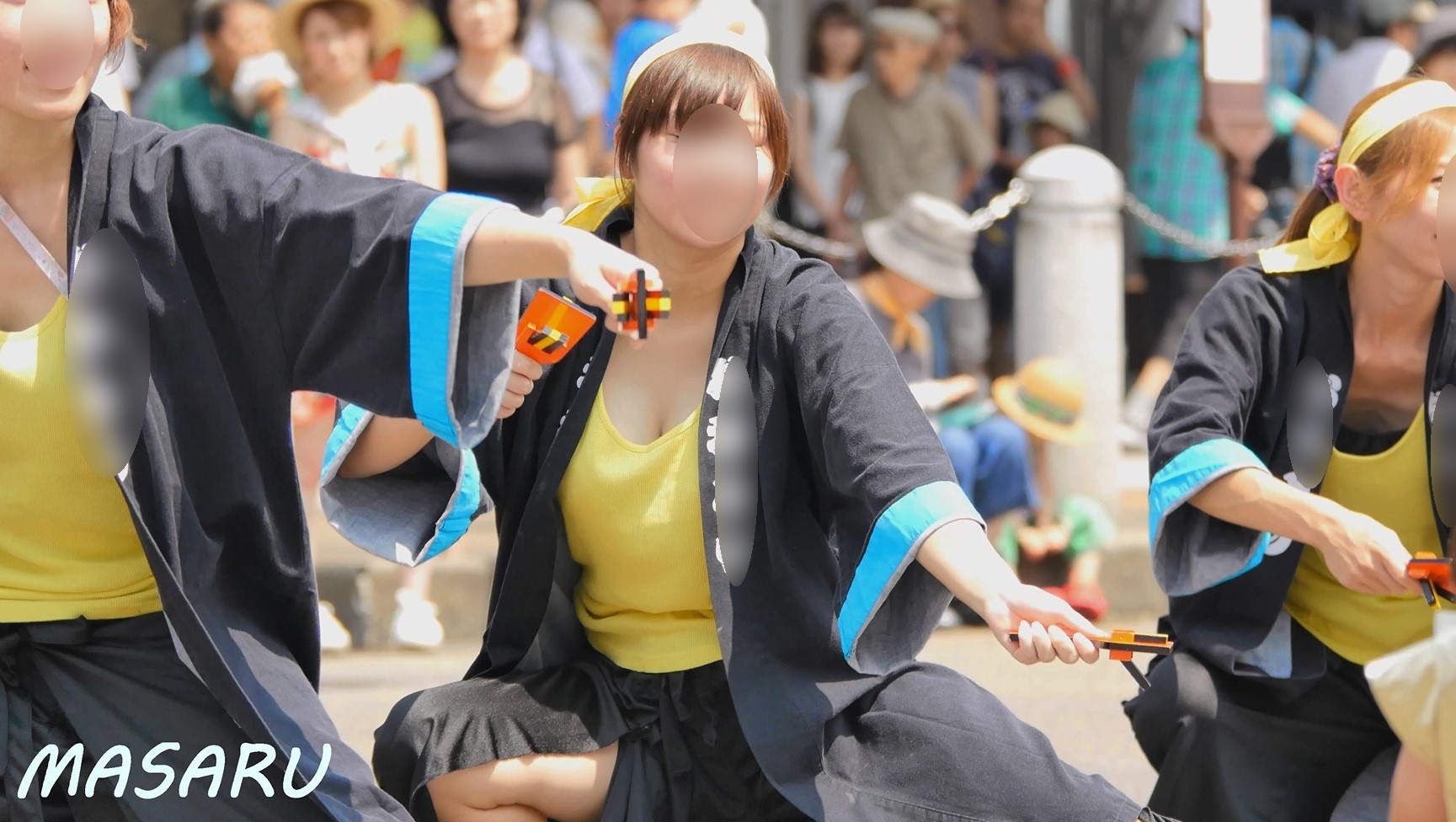 秘密のダンス VOL.18～揺れる想いに負けないで!～ MASARU　巨乳ダンサー　胸チラ　ブラチラ　和風舞踊　スリット　女子アスリート太腿 