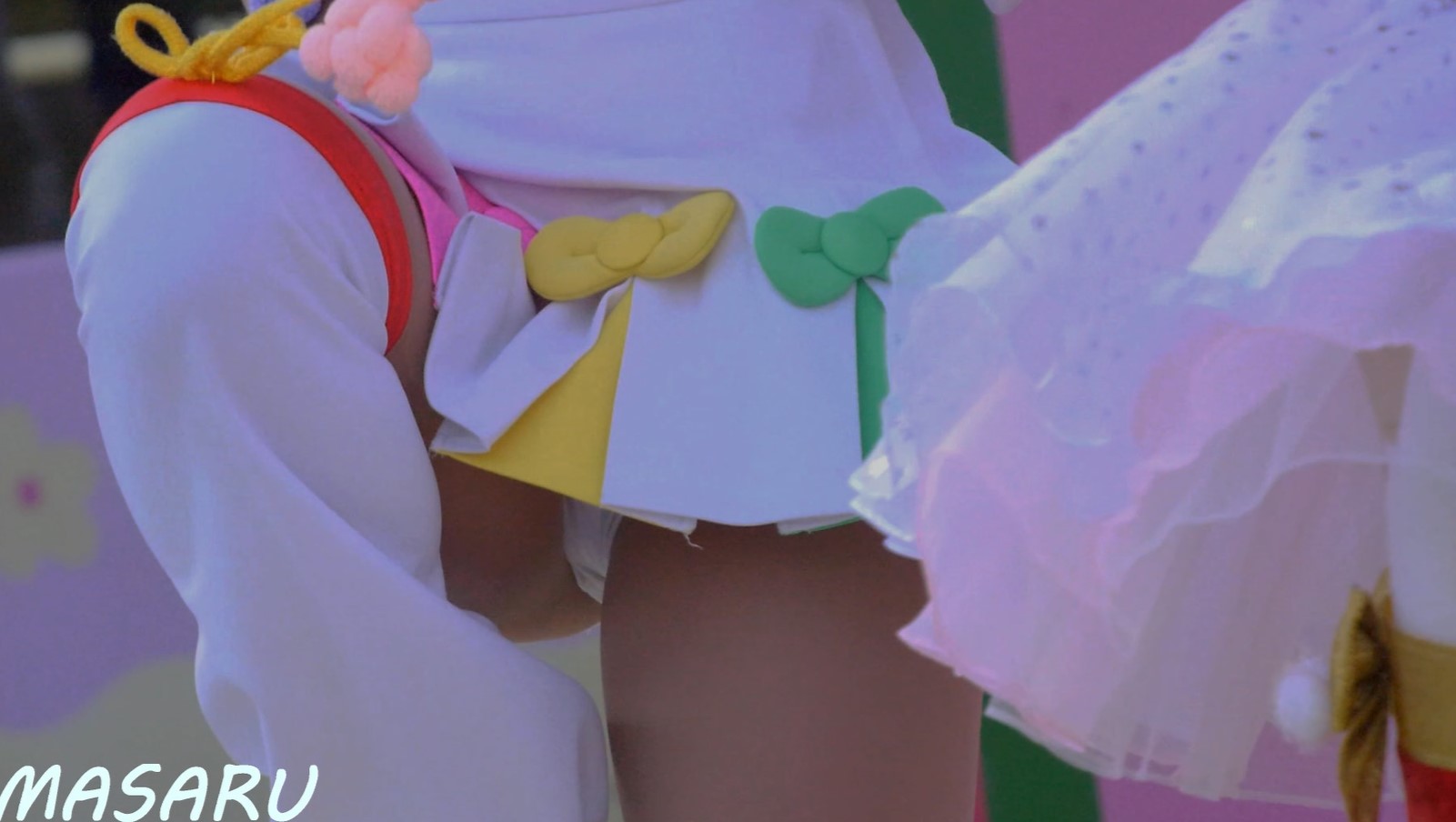 秘密のダンス Vol.19～This is シン・ホワイトクリスマス！～ MASARU　ダンスパンチラ　パンストダンサー　チアはみパン　白アンスコ スト越しパンチラ