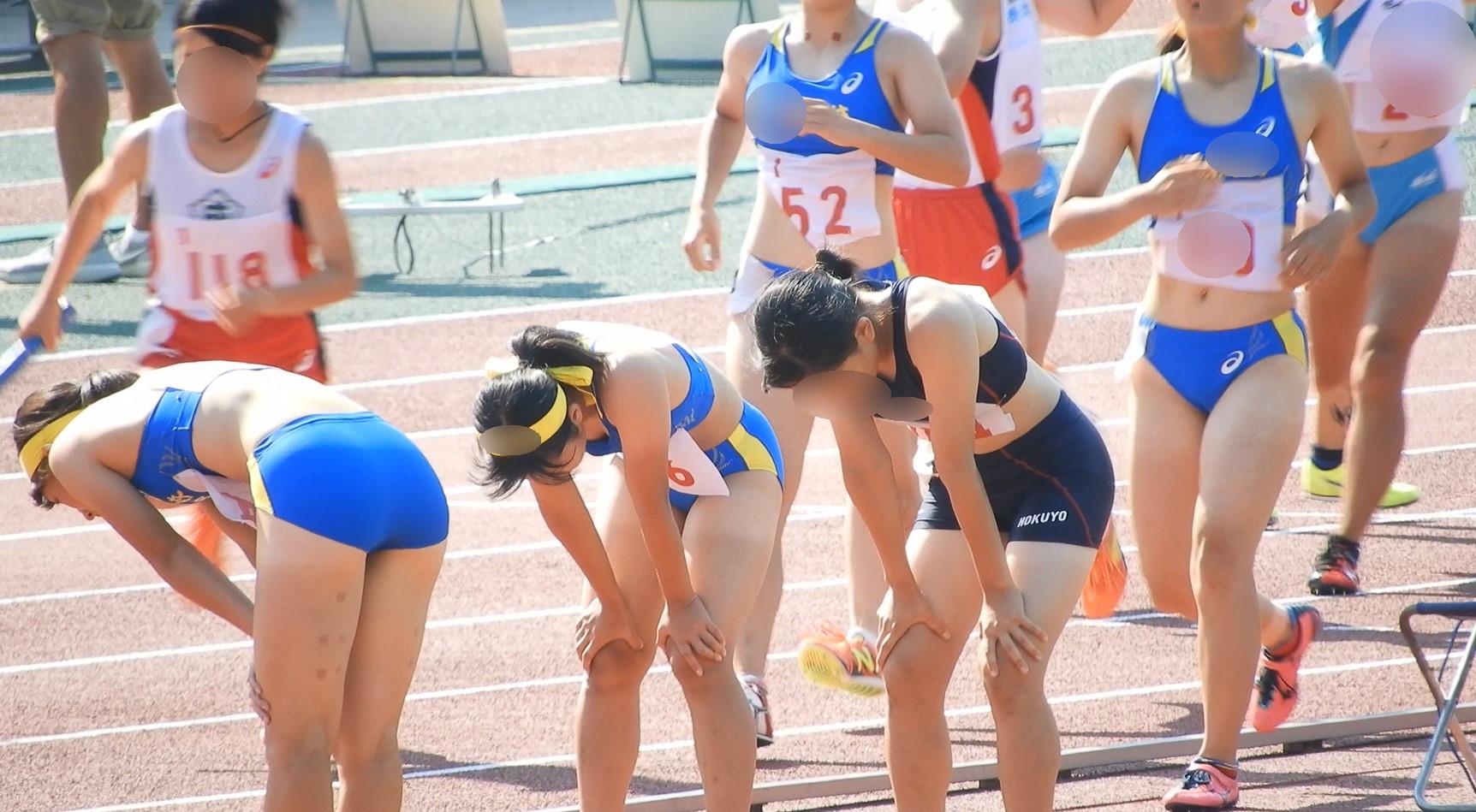 【動画】No.025 femi 大阪高校　スカイブルーブルマ　ハイレグブルマ　ＪＫブルマ　公立高校ブルマ　ブルマ着用校　陸上女子リレー