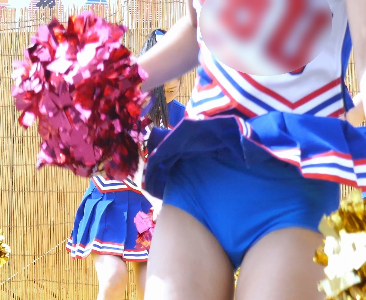 祭りだチア vol.121 【4K】 接近戦!アンスコどアップ!?近すぎて収まりきれません Kチアダンス メロン 大府高校チアリーディング 至近距離チア 生脚チア ハイキック
